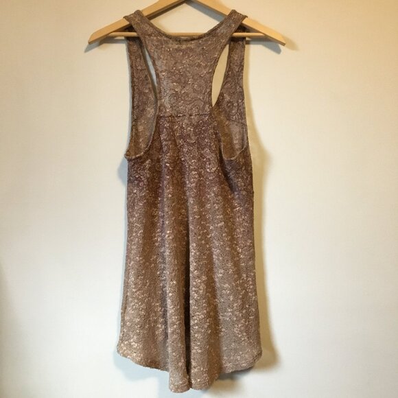 Phanuel High Low Gradation Lace Knit Tank Top - Picture 2 of 16